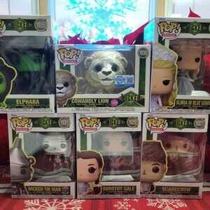 Funko Pop Wicked Lot of 6 - Wizard of Oz, Dorothy, Lion, Scarecrow, Tin Man, +++